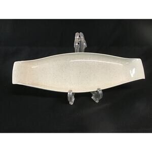 Rare Red Wing Pottery Brown Speckled Tray 14 1/4 x 4 3/4